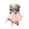 Peluche TULILO Milly elefante rosa 25 x 25 cm, peluche macio para bebés