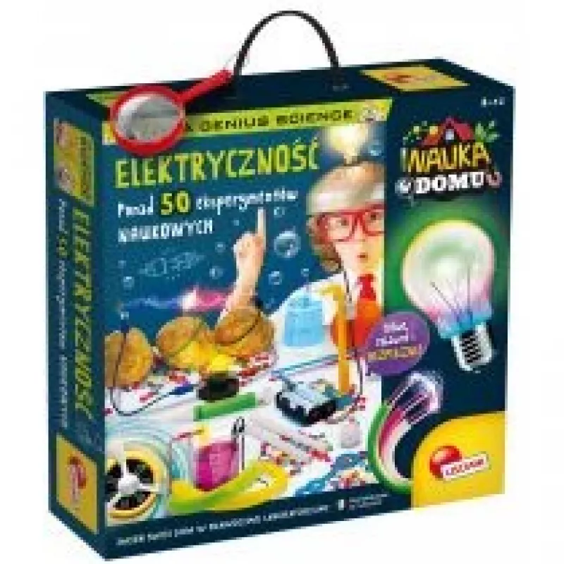 Conjunto de eletrónica educativa Liscianigiochi Set I'm A Genius Electricity (modelo 304-pl97524)