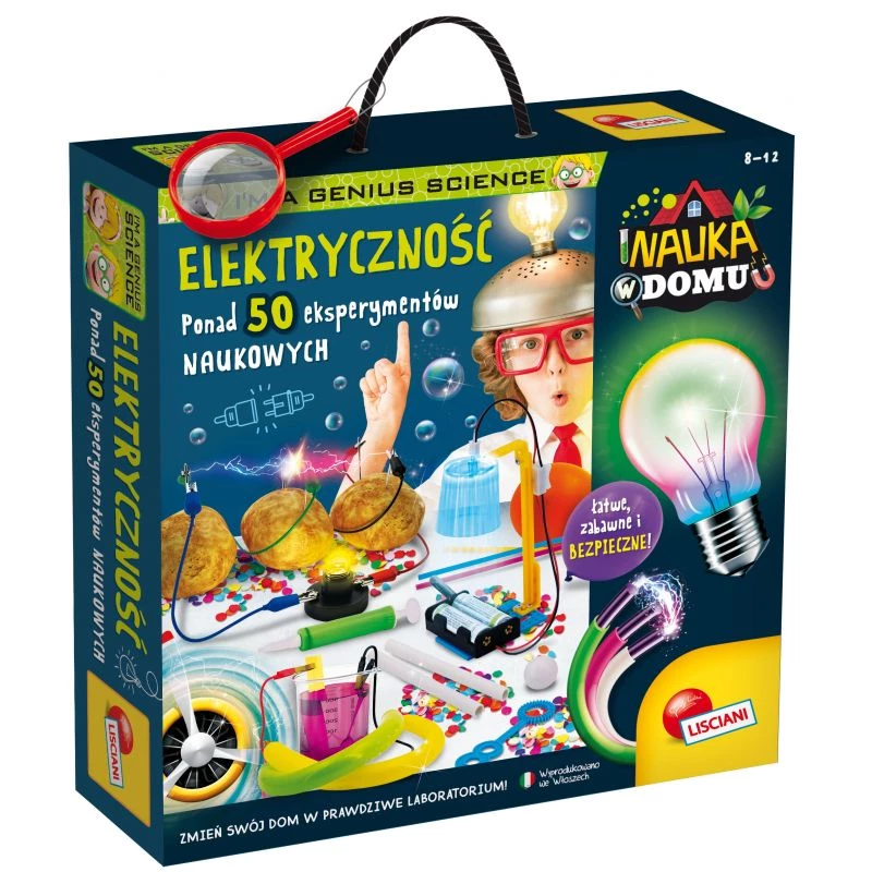 Conjunto de eletrónica educativa Liscianigiochi Set I'm A Genius Electricity (modelo 304-pl97524)