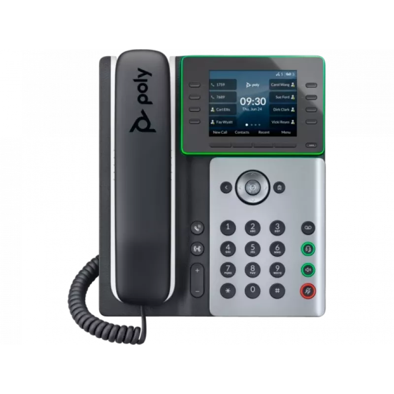 HP Poly Edge E320 Telefone IP e compatível com PoE, IPS, 320 x 240 píxeis, 4:3, HTTPS, ENERGY STAR, EAC, RoHS, Federal Communications Commission (FCC), CE, BSMI