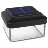GB128 Lâmpada solar LED para postes de vedação e jardim, Preto - Verde Azul