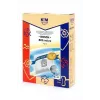 Sacos de aspirador 4 unid. da km, modelo KM-B02 — sacos de microfibra de substituição para aspiradores compatíveis (embalagem danificada)