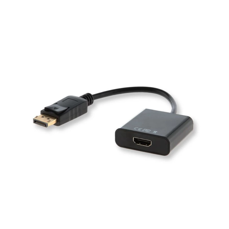Savio CL-55 adaptador de cabo de vídeo 0.2 m DisplayPort HDMI Type A (Standard) preto