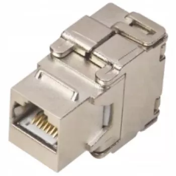 Avizio Alantec MKB-S6-1 - RJ45 - Prateado - Fêmea - Reto - Metal - 22/24 (MKB-S6-1) - a-lan