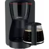 Máquina de café de filtro Bosch TKA2M113, depósito de água 1,25 l, 15 chávenas, preta