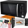 Micro-ondas combinado ESPERANZA COCINERO 1200 W, 20 L, grelhador 900 W, visor LED, aparelho de bancada, preto