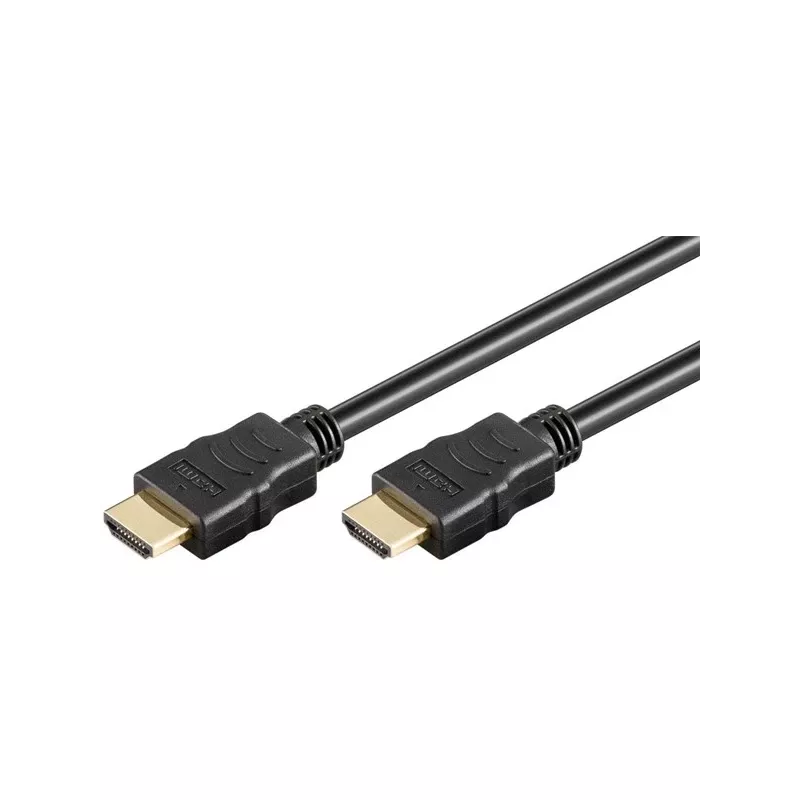Goobay Cabo HDMI 3m com Ethernet, 4K (2160p), contactos dourados