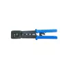 Lanberg NT-0204 alicate de crimpagem para conectores passantes RJ45, RJ12, RJ11, preto/azul