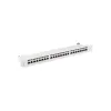 Painel de ligações Lanberg PPS7-1024-S de 19 polegadas 1U, 24 portas, Cat7, FTP blindado, cinzento