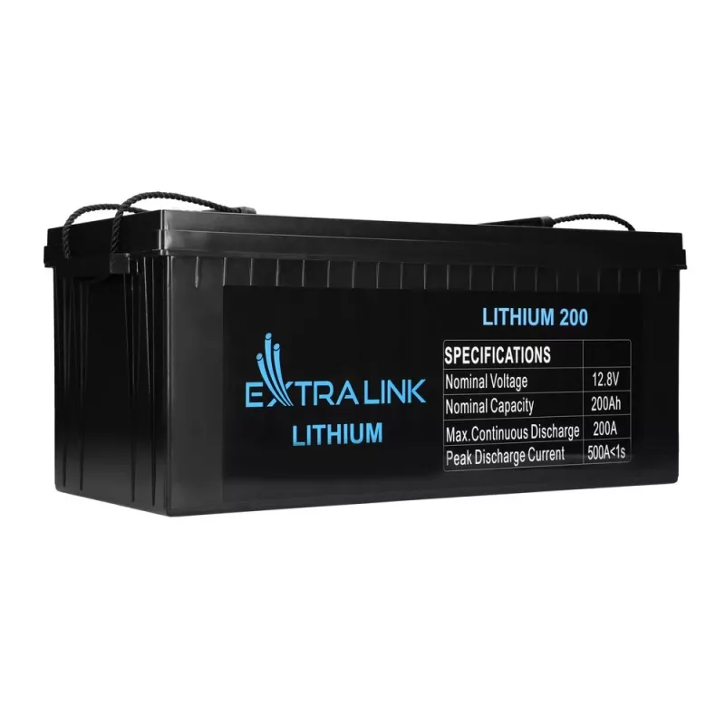 Extralink EX.30479 bateria recarregável industrial de lítio-ferro-fosfato (LiFePO4), 12,8 V, 200 Ah