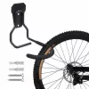Suporte de parede para bicicleta MACLEAN MC-433 suporte vertical para bicicleta, dobrável, largura ajustável, para bicicletas até 20 kg, preto
