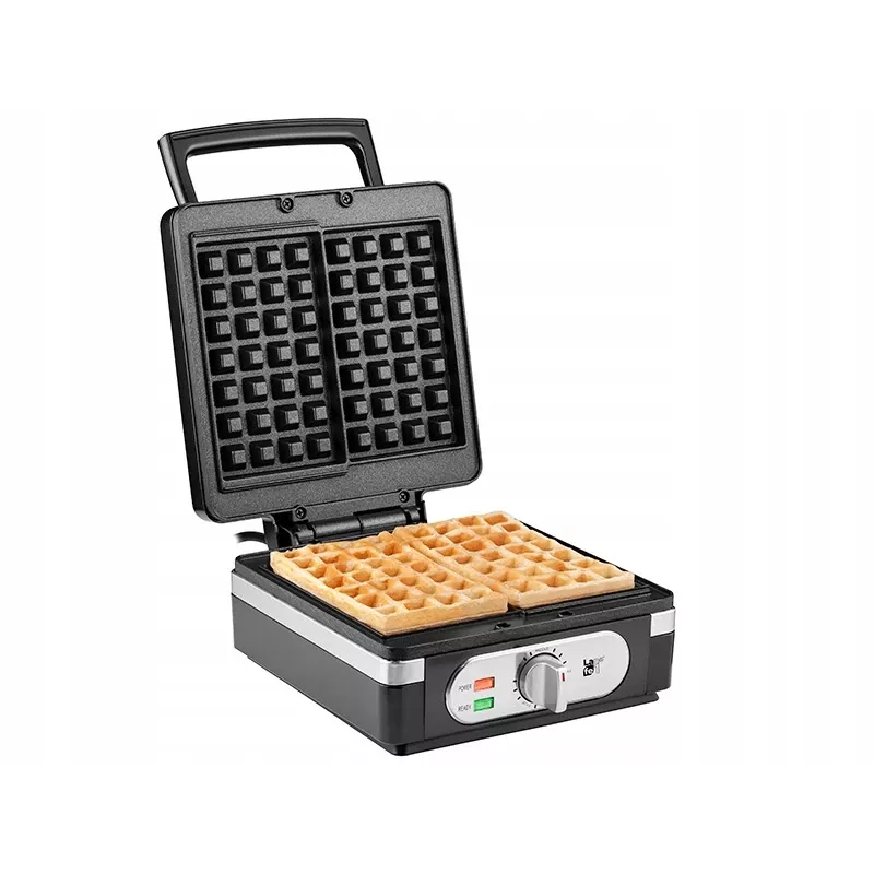 Máquina de waffles LAFE WaffleMaster GFB-003 1400W com placas antiaderentes