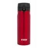 Garrafa térmica NOVEEN TB825 400 ml – recipiente de aço inoxidável isolado, vermelho