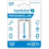Pilha recarregável everActive EVHRL22-320 9V NiMH prismática 8,4V, 55 g, 48,5 mm