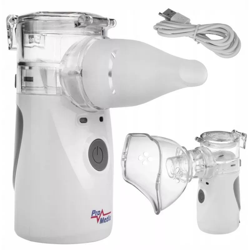 Nebulizador portátil Mesh ProMedix PR-835 Nebulizador USB, nebulizador portátil a bateria