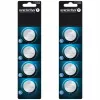 Pilha de lítio em botão everActive CR3032, 3V, 580 mAh, célula de botão, pack de 4