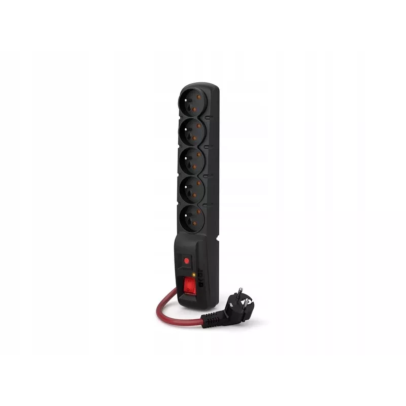 ACAR F5 POWER preto 5 saídas AC 230 V 10 m