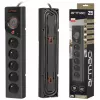 Régua de tomadas ARMAC Z5 3M 5X 230V PL 10A organizador de cabos preto