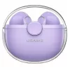 (Roxo, Auscultadores Bluetooth 5.1) USAMS Auscultadores Bluetooth 5.1 sem fios TWS auriculares com controlo tátil à prova de água para desporto com redução de ruído