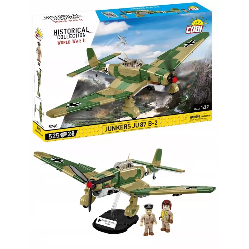 Maquete à escala 1/32 Cobi Junkers Ju 87 B-2