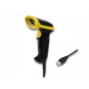 Qoltec 50867 leitor laser de códigos de barras 1D/2D, USB, preto