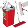 Conjunto de esfregona plana GB870 MaxiClean com balde de limpeza 2 em 1 5,7L, sistema de limpeza de chão com cabeça de esfregona rotativa 360°