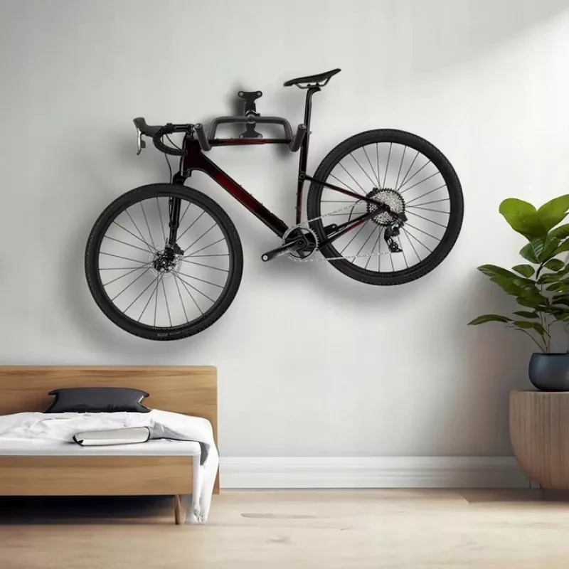 Suporte de bicicleta de parede MACLEAN MC-431 – suporta até 30 kg, armazenamento de bicicleta que poupa espaço