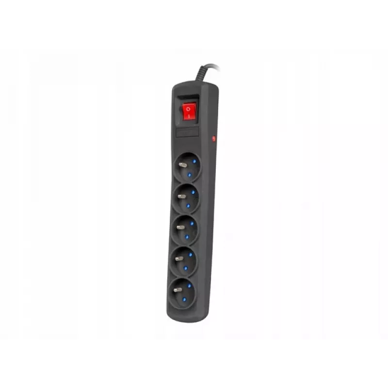 Régua de tomadas ARMAC ARC5/15/CZ — 5 tomadas, cabo de 1,5 m, com terra, ficha checa