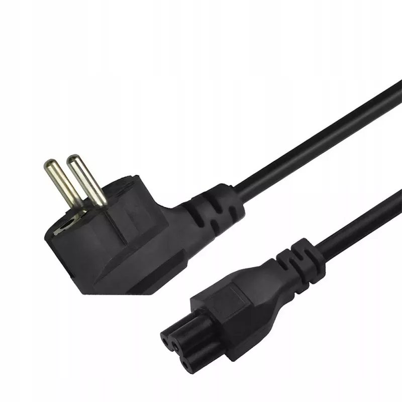 Savio CL-158 cabo de alimentação IEC C5 para ficha C/E/F, 3 m, preto