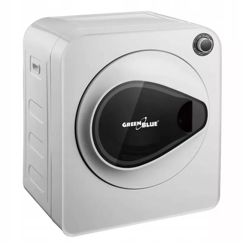 Máquina de secar roupa GreenBlue GB405 — elétrica 830 W, capacidade 3 kg, modelo mini de viagem
