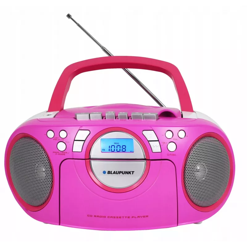 Rádio com leitor de cassetes CD/MP3/USB