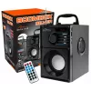 Altifalante portátil MEDIA-TECH MT3179, 20 W (RMS 15 W), Bluetooth 5.1, FM, MicroSD, USB, AUX, Li-Ion, 6 h, caixa de madeira
