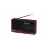 Rádio portátil Eltra Asia preto — modelo recetor AM/FM compacto