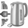 Chaleira elétrica AMICA 1,7 l 2200 W aço inoxidável