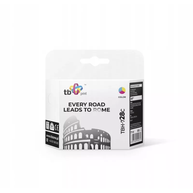 Tinta TBH-728C (HP N.º 28 - C8728A) cor recondicionada