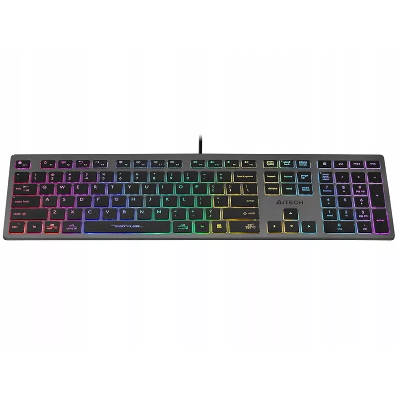 Teclado com fio A4Tech FSTYLER FX60H com retroiluminação neon