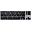 Teclado mecânico Matias FK408BTB-UK Tenkeyless Bluetooth alumínio Space Gray