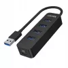 UNITEK uHUB Q4 USB 3.2 Gen 1 (3.1 Gen 1) Type-A 5000 Mbit/s Preto