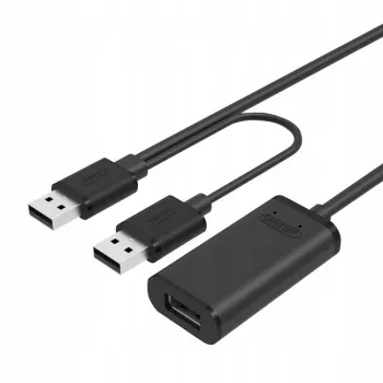 Cabo de extensão ativo USB 2.0, 20m; Y-279