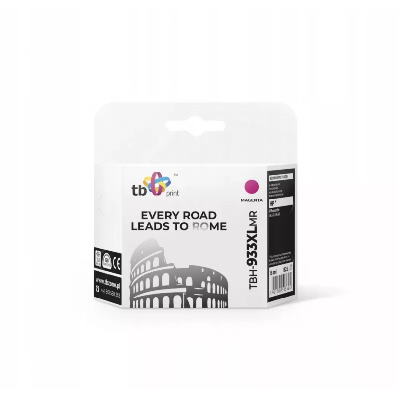 Tinteiro para HP Oj 6100 EPrinter TBH-933XLMR Magenta, Ref.