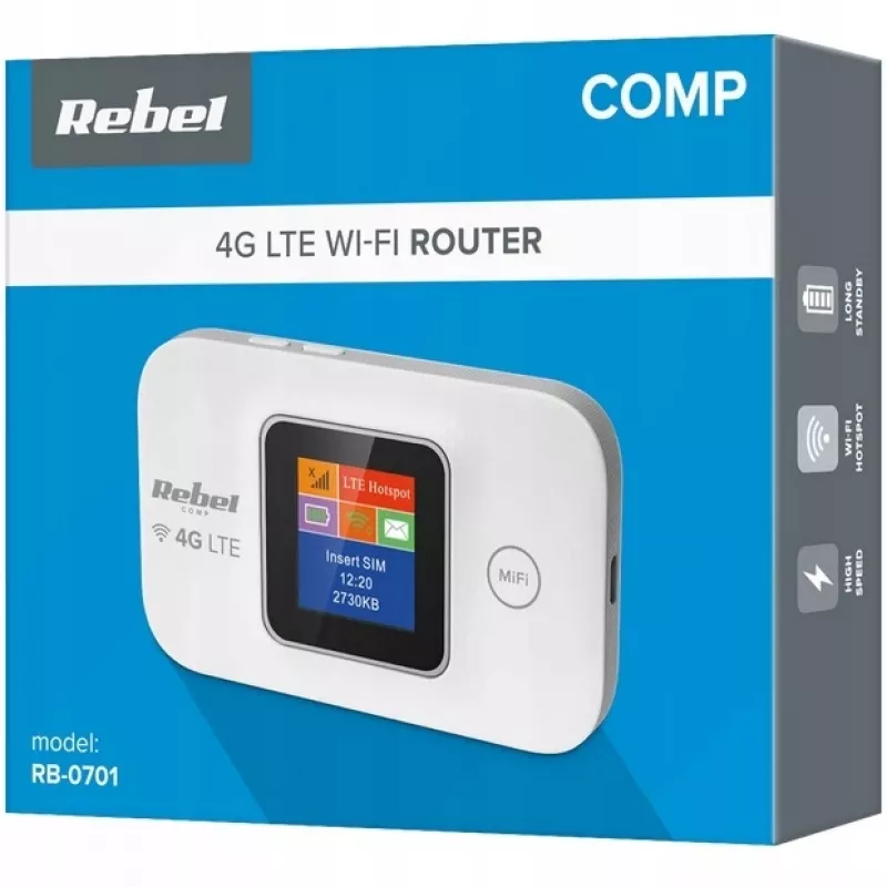 Router Wi-Fi Rebel RB-0701 single band (2,4 GHz) 3G 4G