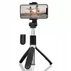 Tripé MEDIA-TECH MT5542 selfie stick 2 em 1 altura ajustável leve