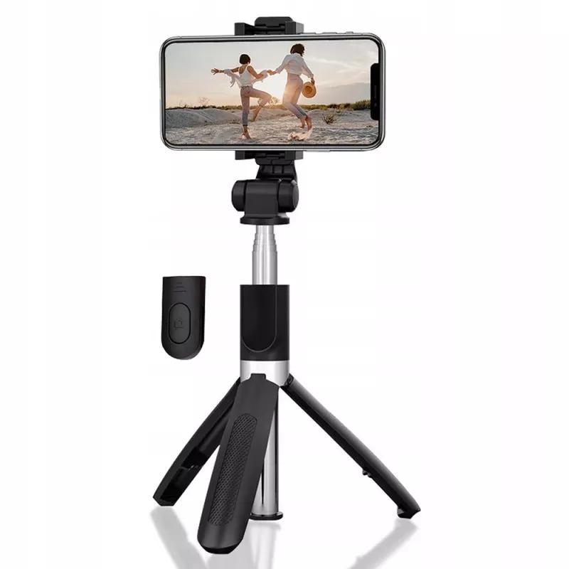 Tripé MEDIA-TECH MT5542 selfie stick 2 em 1 altura ajustável leve