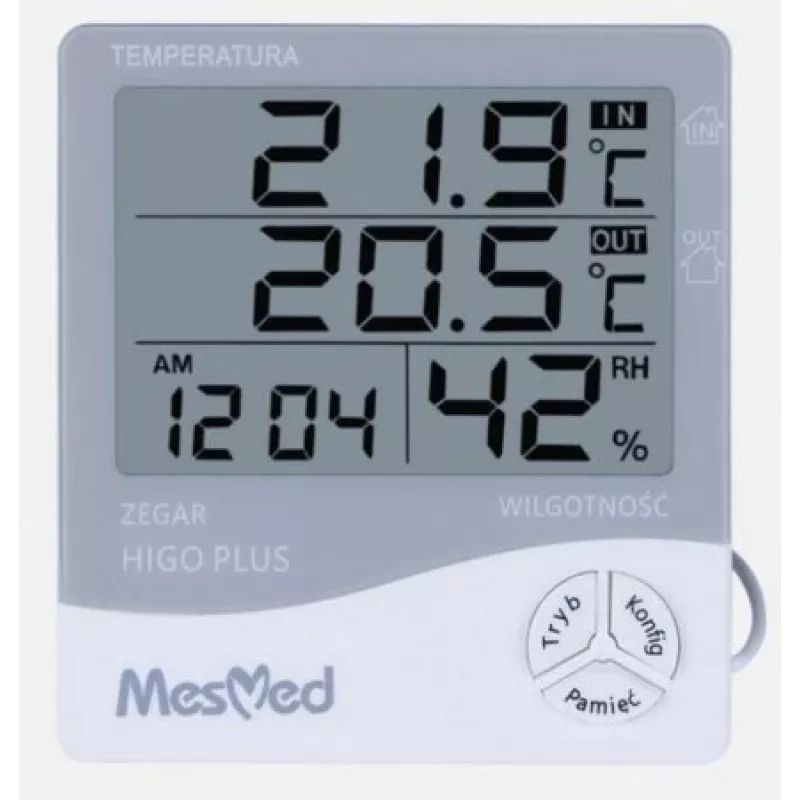 Higrómetro digital Mesmed MM-778 Higo Plus — indicador de temperatura e humidade