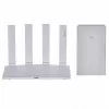 Kit de router Wi‑Fi ZTE MC889 com unidade exterior 5G LTE-A, Wi‑Fi 6, dupla banda 2,4/5 GHz, 160 MHz, 5 portas Gigabit, PoE, IP65 para uso exterior