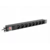 Régua de tomadas Lanberg PDU-08E-0200-BK