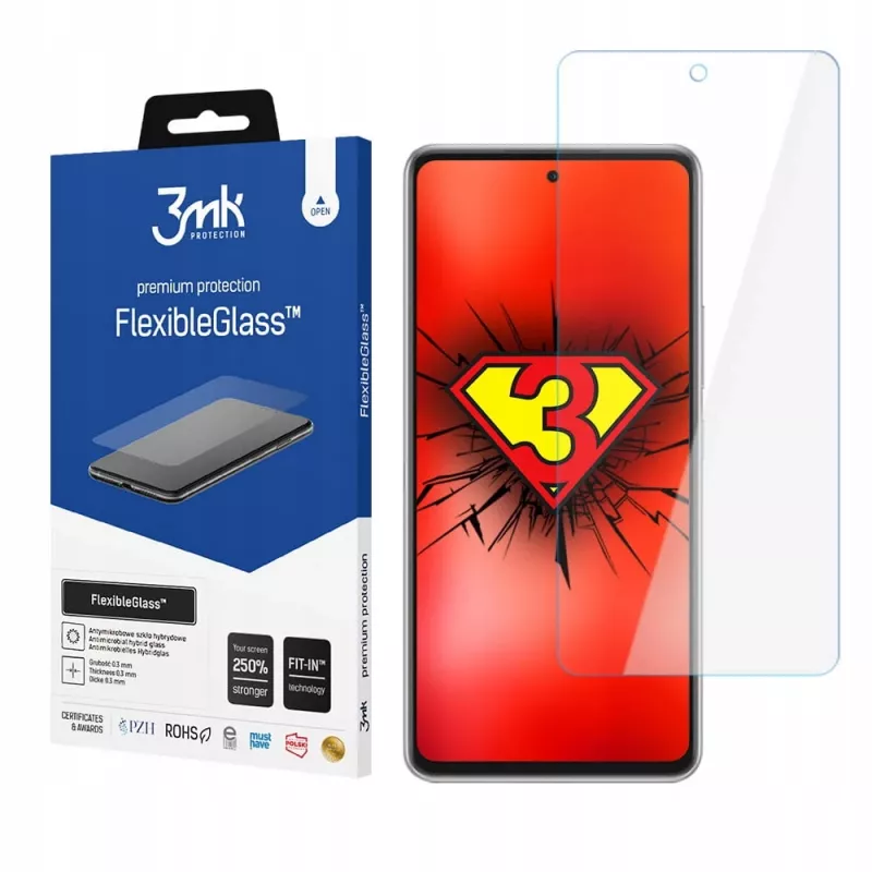 3mk Vidro de proteção híbrido Vidro flexível 7H Do