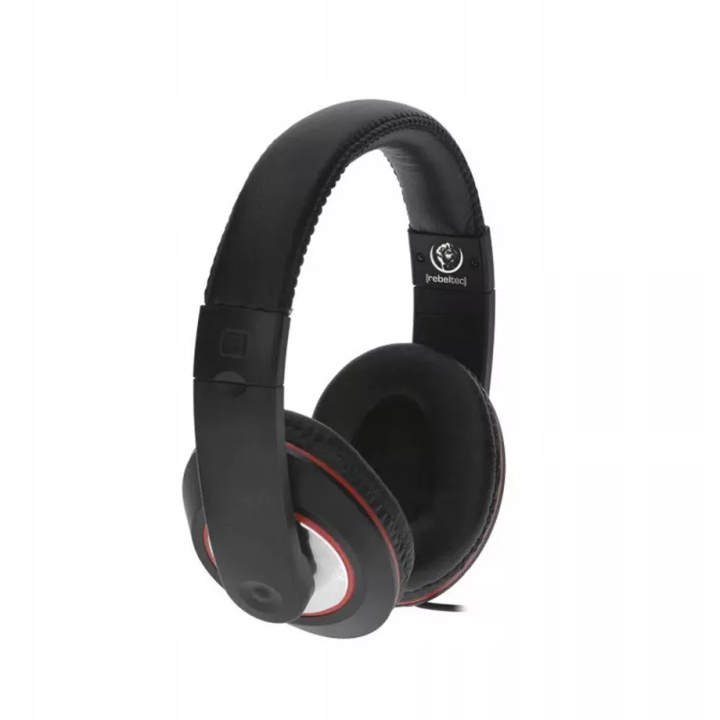 Auscultadores Rebeltec com fios over-ear preto