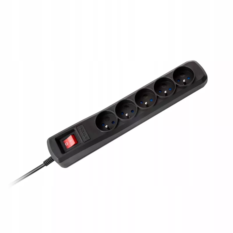Régua de tomadas Armac ARC5 preto 5 tomadas AC 250 V 5 m