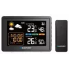 Estação meteorológica BLAUPUNKT WS30BK com sensor exterior sem fios, LCD a cores, relógio, alarme, barómetro, °C, 1 sensor